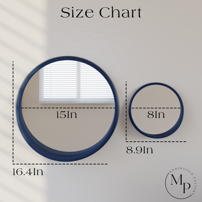 BUBBLE Mirror Minimalist Curved Frame Eco-Friendly Wall Decor-3