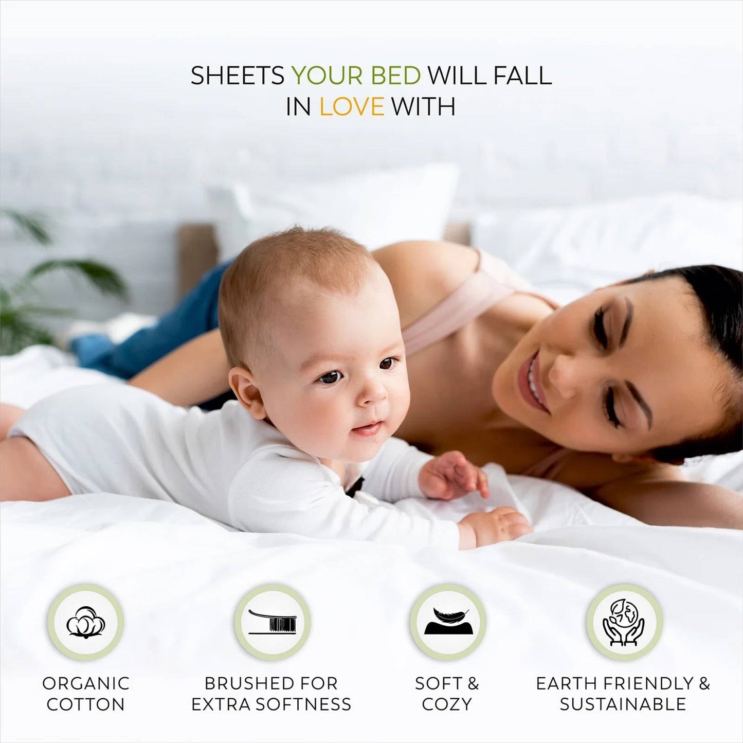 Full Size Aqua Blue Organic Cotton Sheet Set 300TC Percale-3