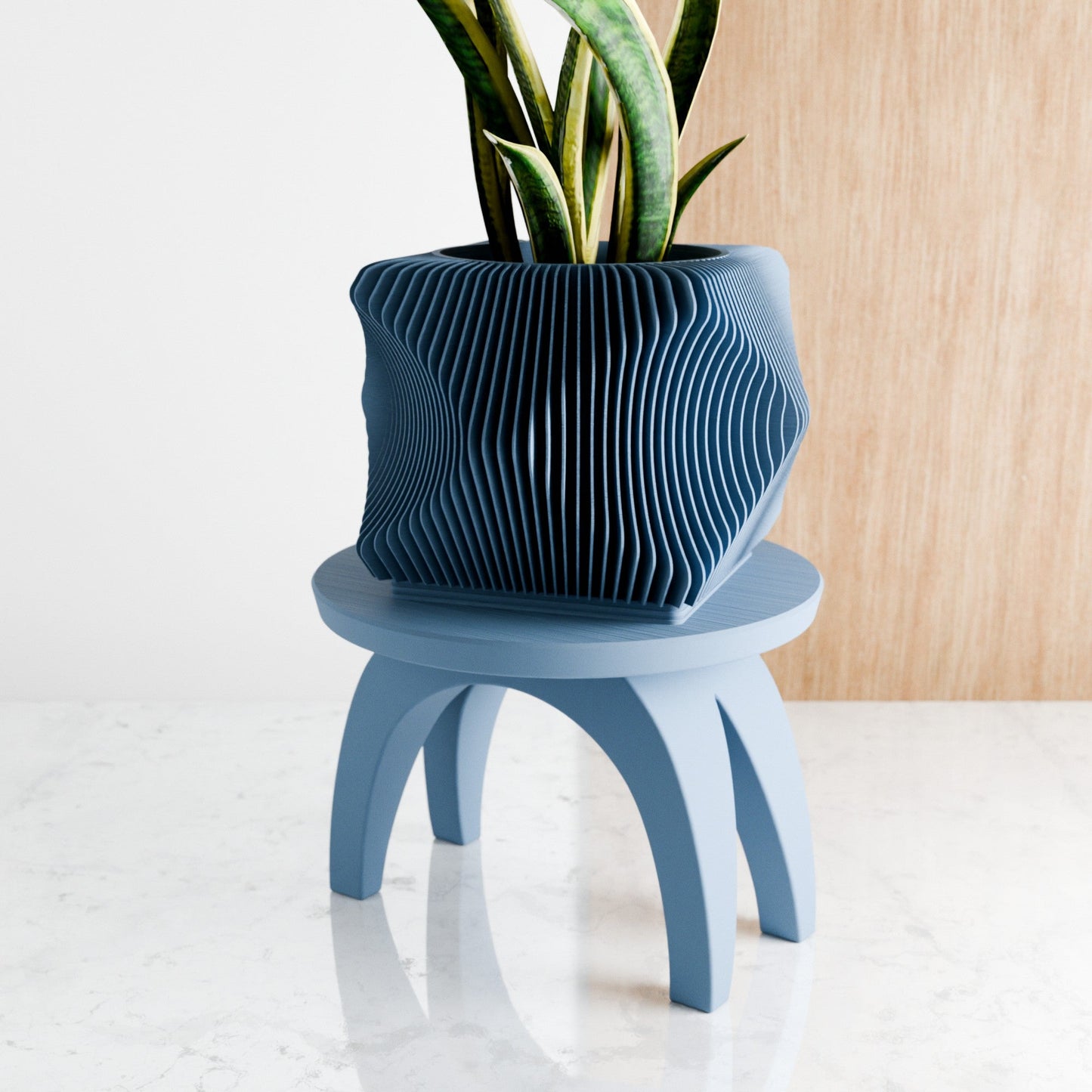 Xenova Spiral Planter with Drainage Modern Indoor Outdoor Pot-5