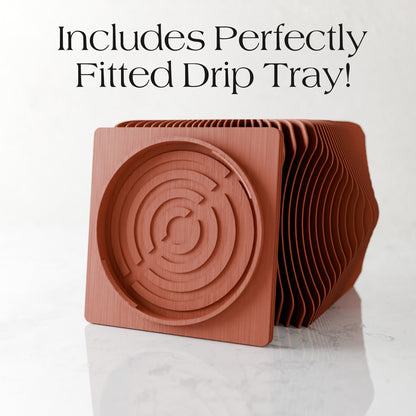 Xenova Spiral Planter with Drainage Modern Indoor Outdoor Pot-3